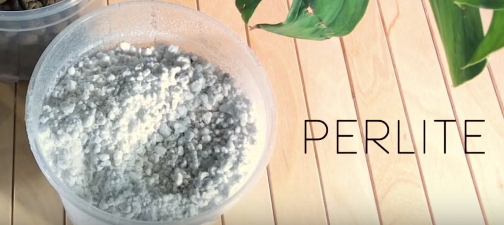 Perlite used for Houseplant Potting Mix