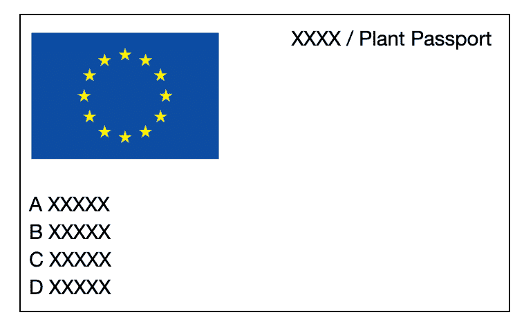 免费欧盟植物护照模板