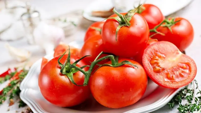 Tomatoes are generally vegetables. But as it has seeds and is produced from a flowering plant's fertilized ovary, it is technically a fruit
