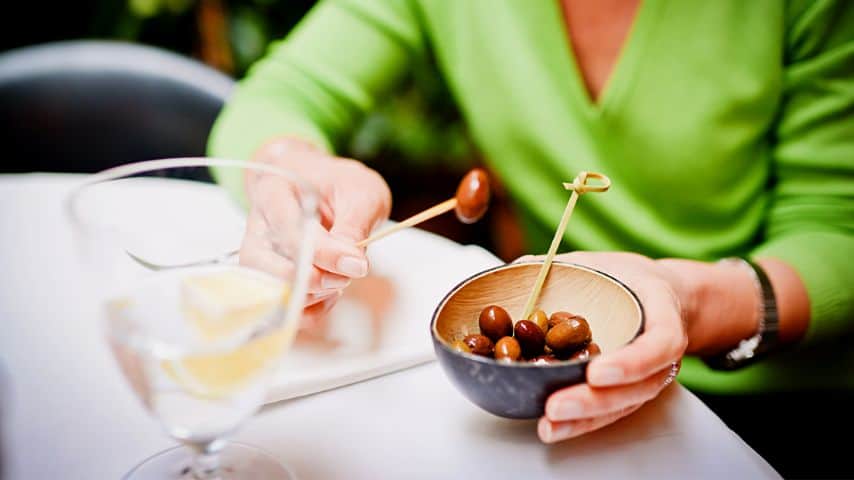 You can eat olives every day, but no more than 16-24 small-to-medium-sized ones as they have high salt and high-fat content